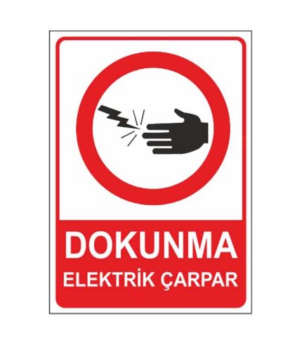 Dokunma Elektrik Çarpar Levhası