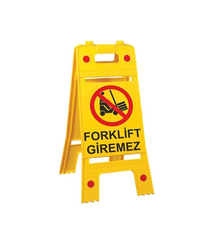 Forklift Giremez Portatif Ayaklı Yasaklama Levhası kopya 3