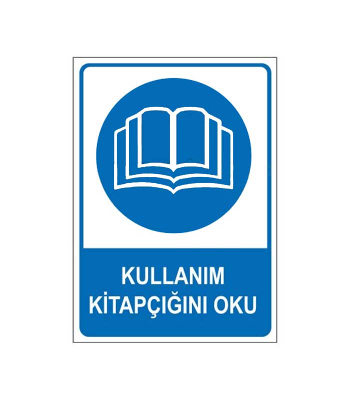 Kullanım Kitapçığını Oku Levhası kopya 3