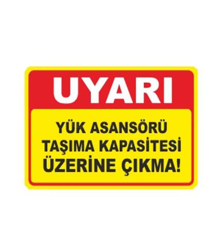 Yük Asansörü Taşıma Kapasitesi Üzerine Çıkma
